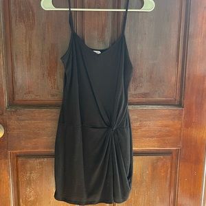 Black mini dress